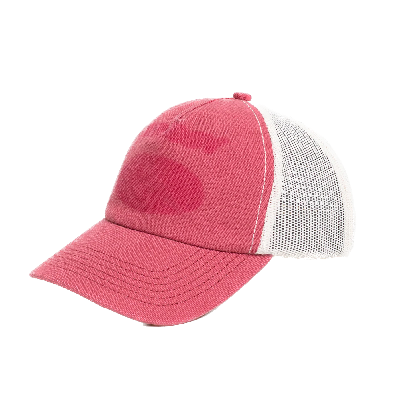 Stussy Hc Ghost Logo Trucker Cap - Red