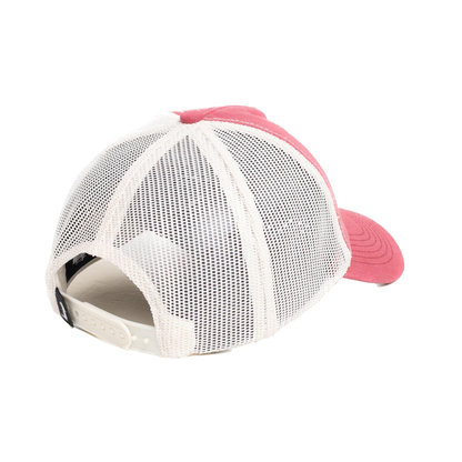Stussy Hc Ghost Logo Trucker Cap - Red