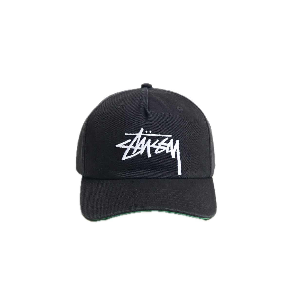 Stussy Big Stock Mid Depth Cap - Black