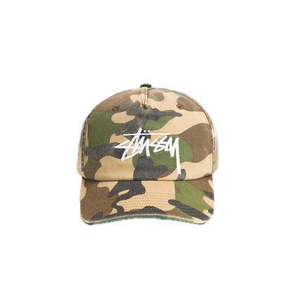 Stussy Big Stock Mid Depth Cap - Camo