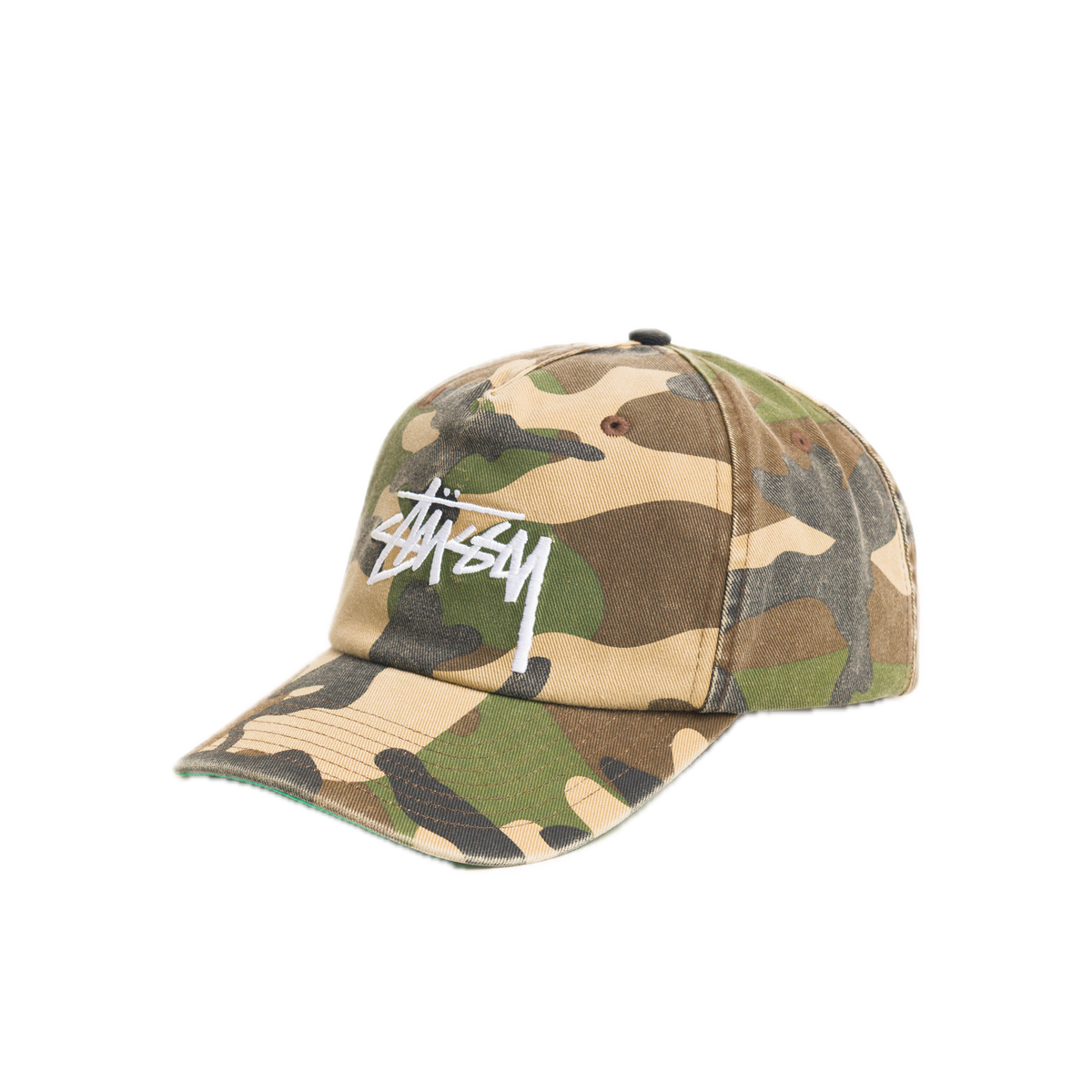 Stussy Big Stock Mid Depth Cap - Camo