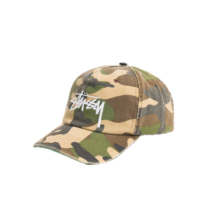 Stussy Big Stock Mid Depth Cap - Camo