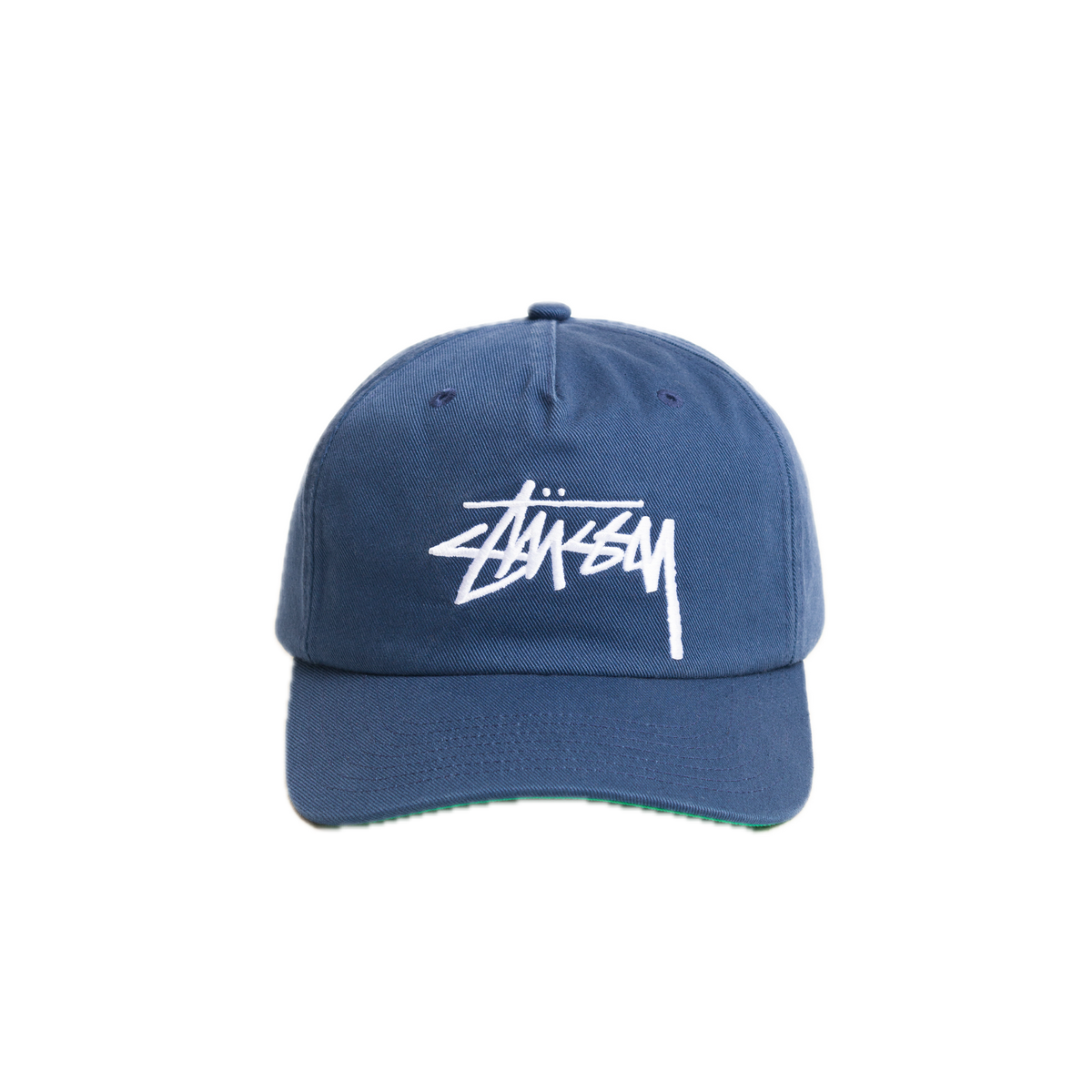 Stussy Big Stock Mid Depth Cap - Deep Blue