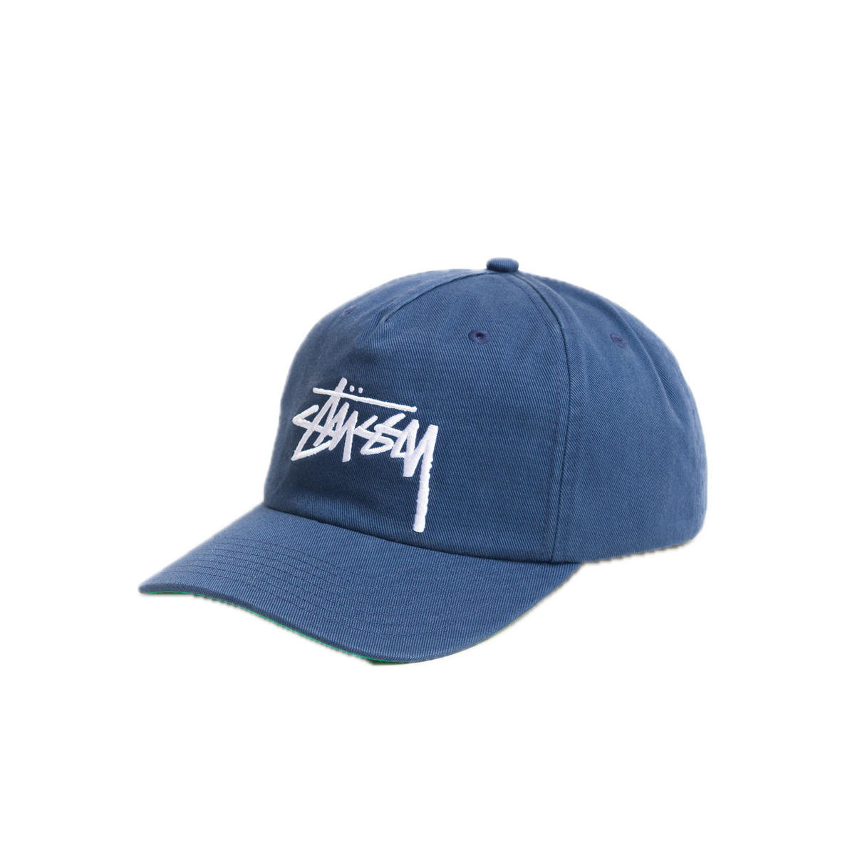 Stussy Big Stock Mid Depth Cap - Deep Blue