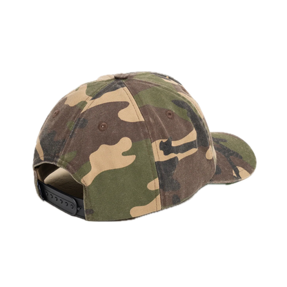 Stussy Big Stock Mid Depth Cap - Woodland Camo