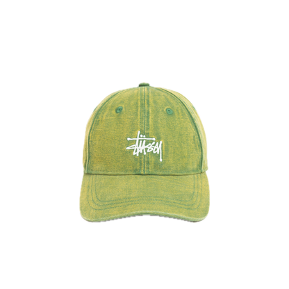 Stussy Low Pro Washed Basic Canvas Cap - Pine