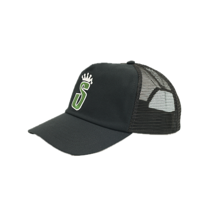 Stussy Trucker S Crown Cap - Black