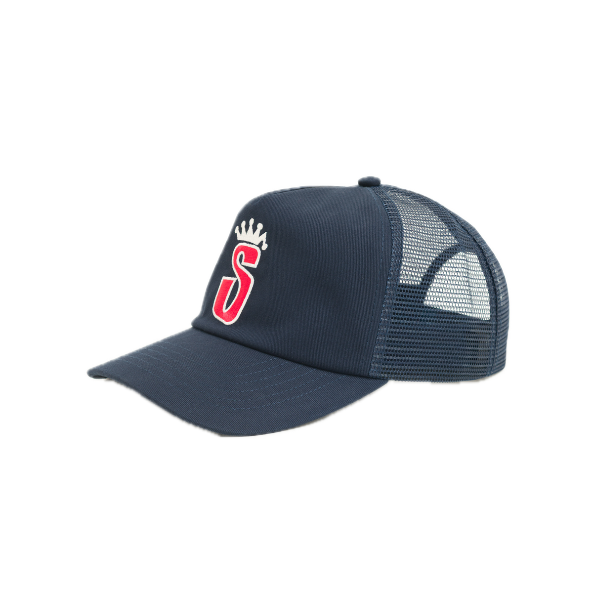 Stussy Trucker S Crown Cap - Navy