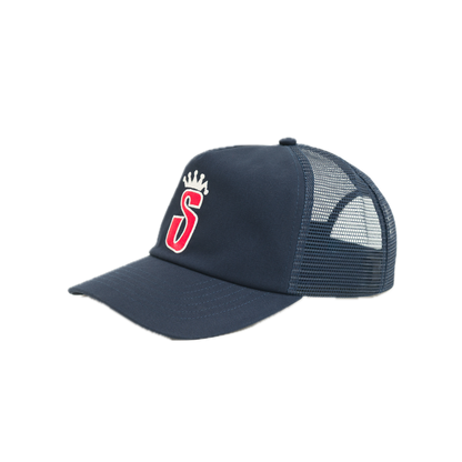 Stussy Trucker S Crown Cap - Navy