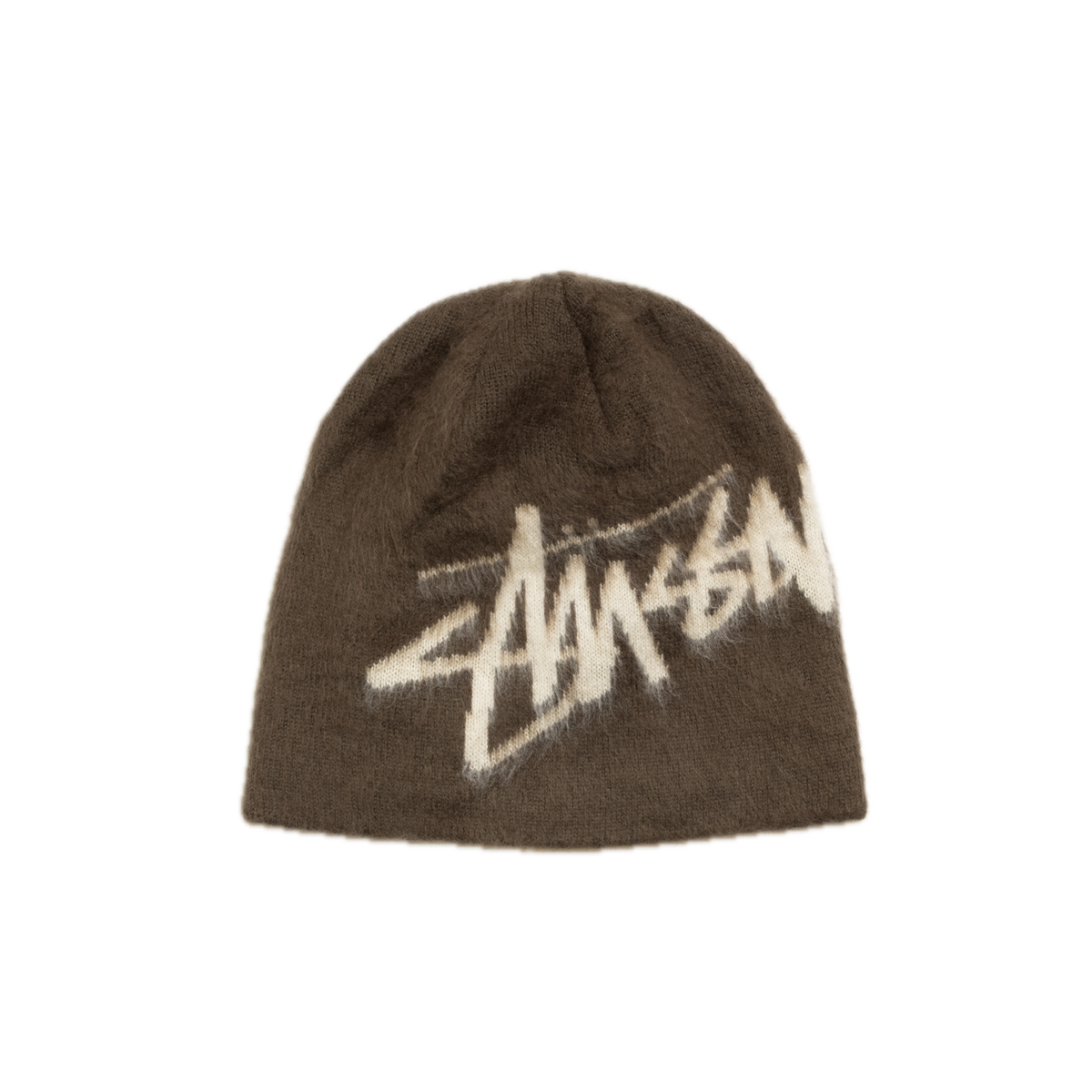 Stussy Brushed Out Stock Skullcap - Brown