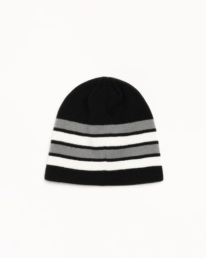 Stussy Basic Striped Skullcap - Black