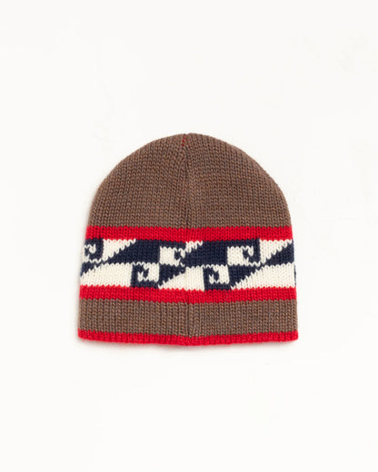 Stussy Waves Knit Skullcap - Brown