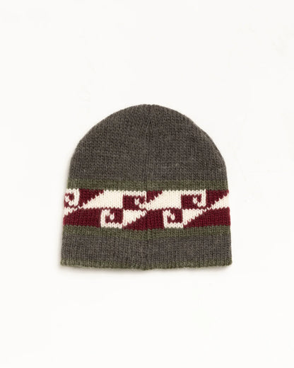 Stussy Waves Knit Skullcap - Charcoal