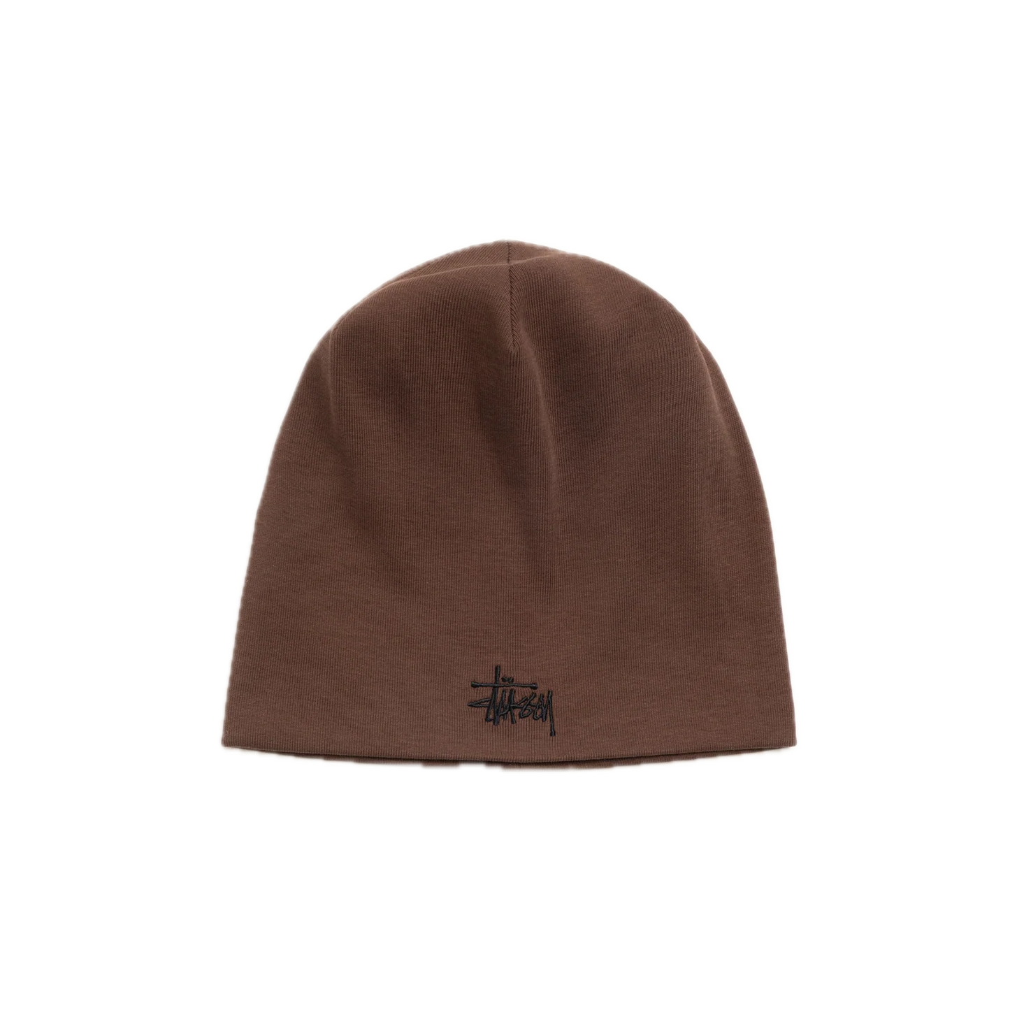 Stussy Jersey Cotton Skullcap - Brown