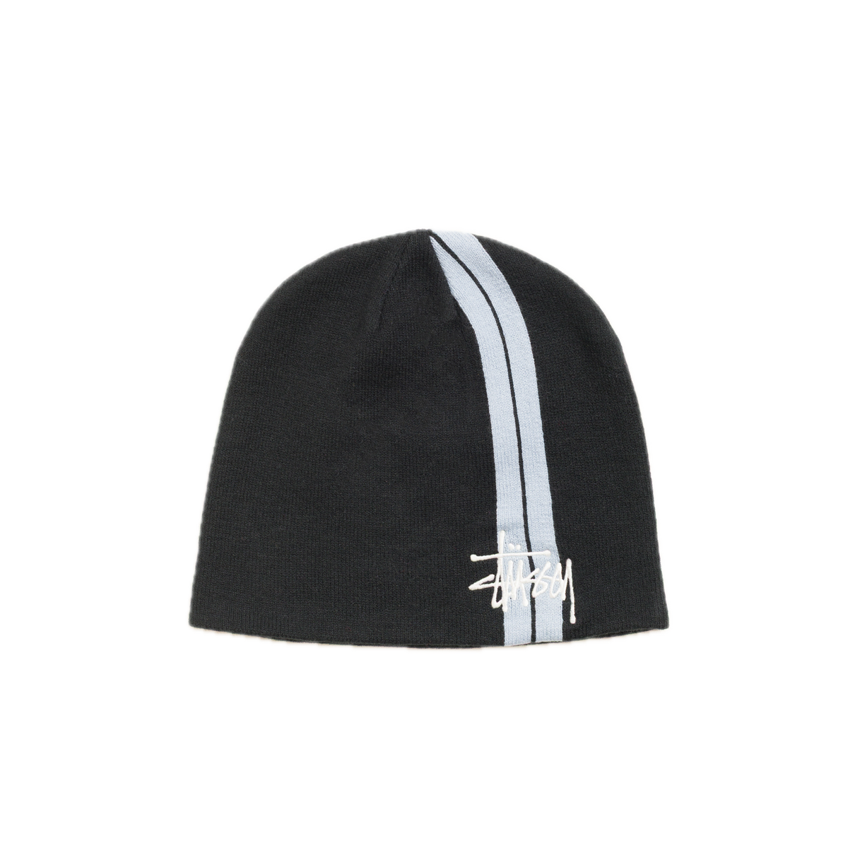 Stussy Double Stripe Skullcap - Black