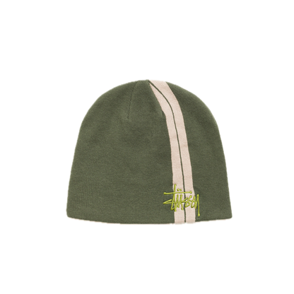 Stussy Double Stripe Skullcap - Olive