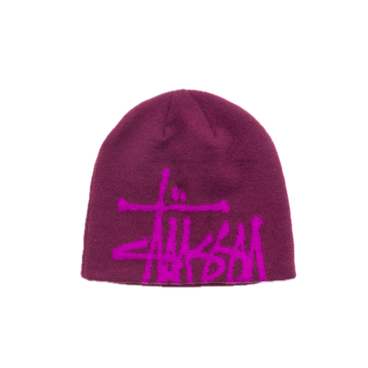 Stussy Brushed Out Basic Skullcap - Plum