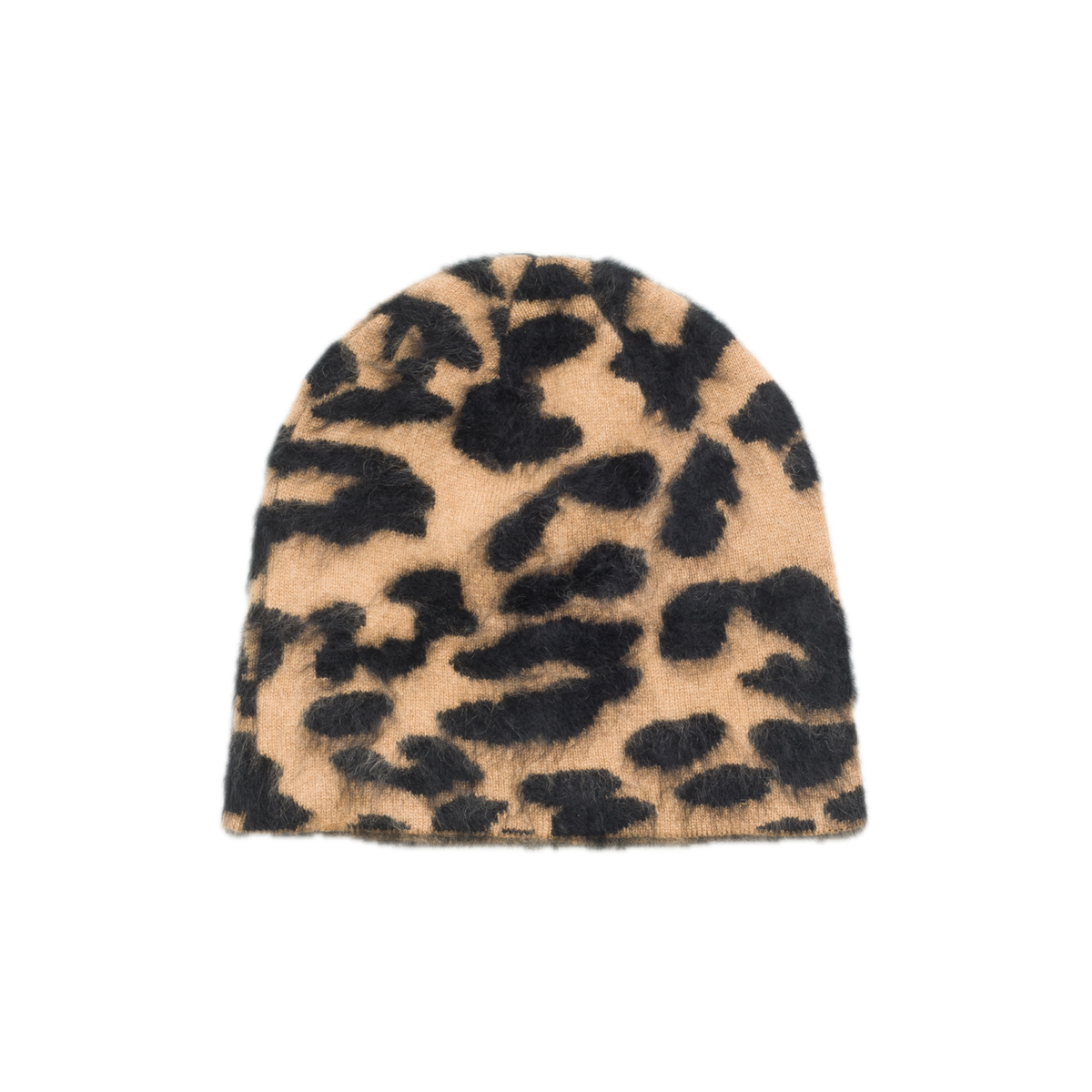 Stussy Cashmere Leopard Skullcap - Caramel