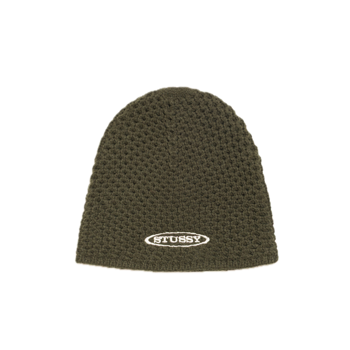 Stussy Textured Knit Skullcap - Olive
