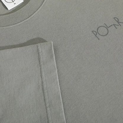 Polar Contrast Stroke Logo Tee - Grey