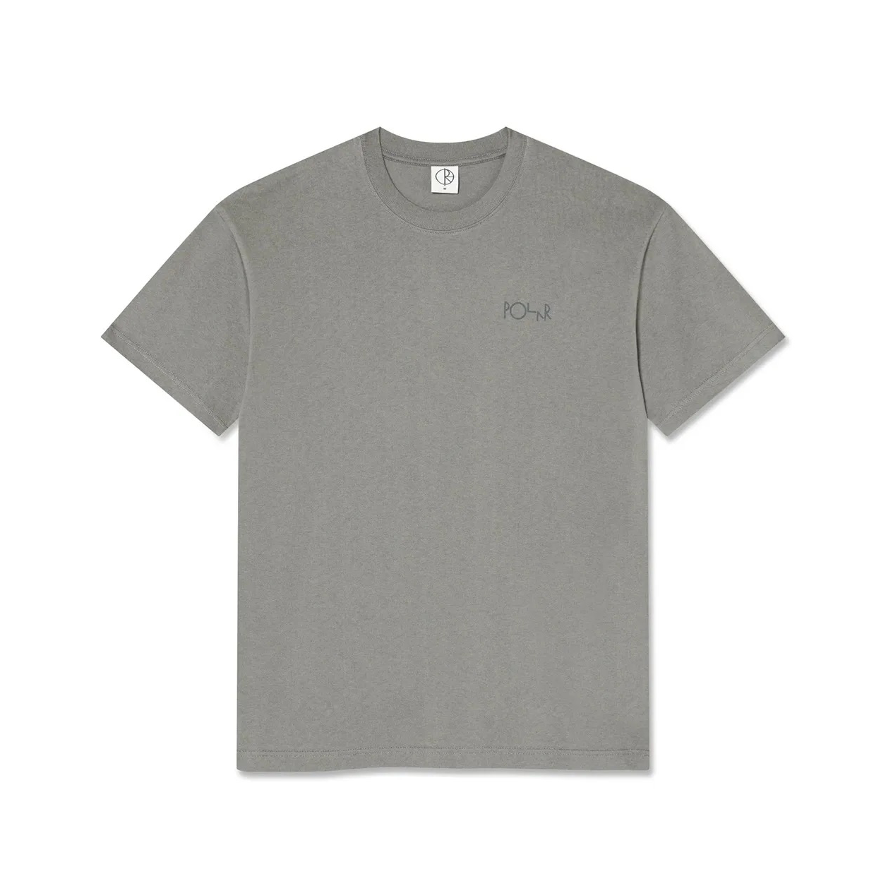 Polar Contrast Stroke Logo Tee - Grey