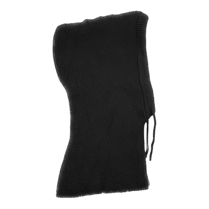 Star Team Knit Balaclava - Black
