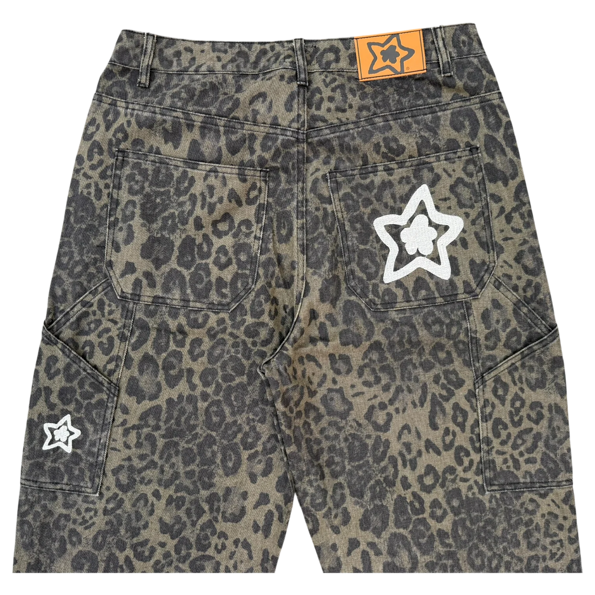 Star Team Carpenter Star Jeans - Olive Leopard