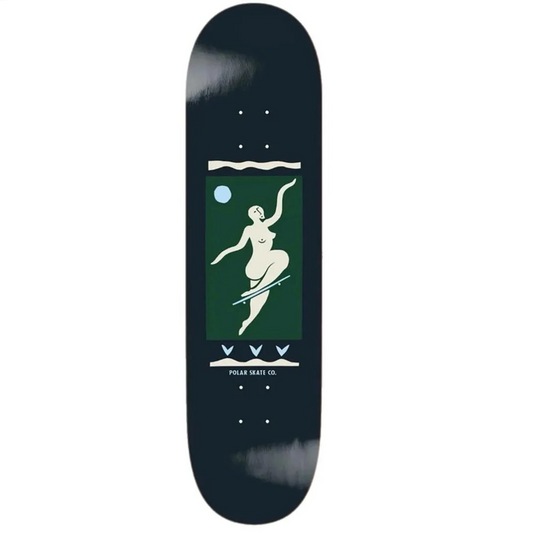 Polar No Comply Deck - 8.5 Charcoal