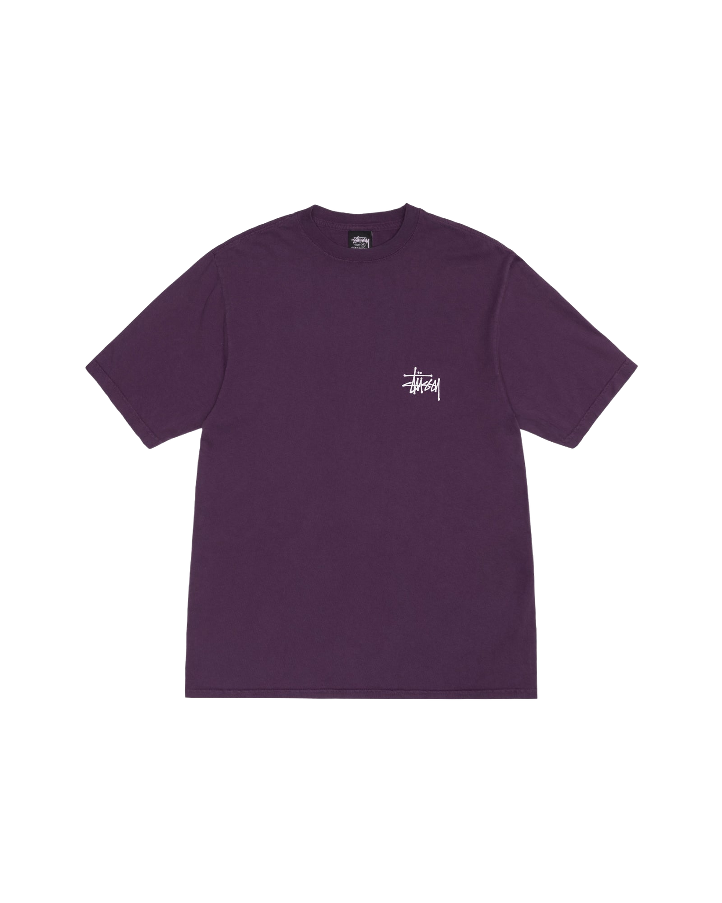 Stussy Basic Pigment Dyed Tee - Purple