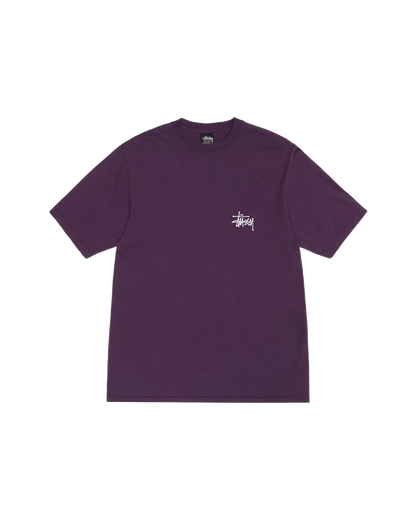 Stussy Basic Pigment Dyed Tee - Purple