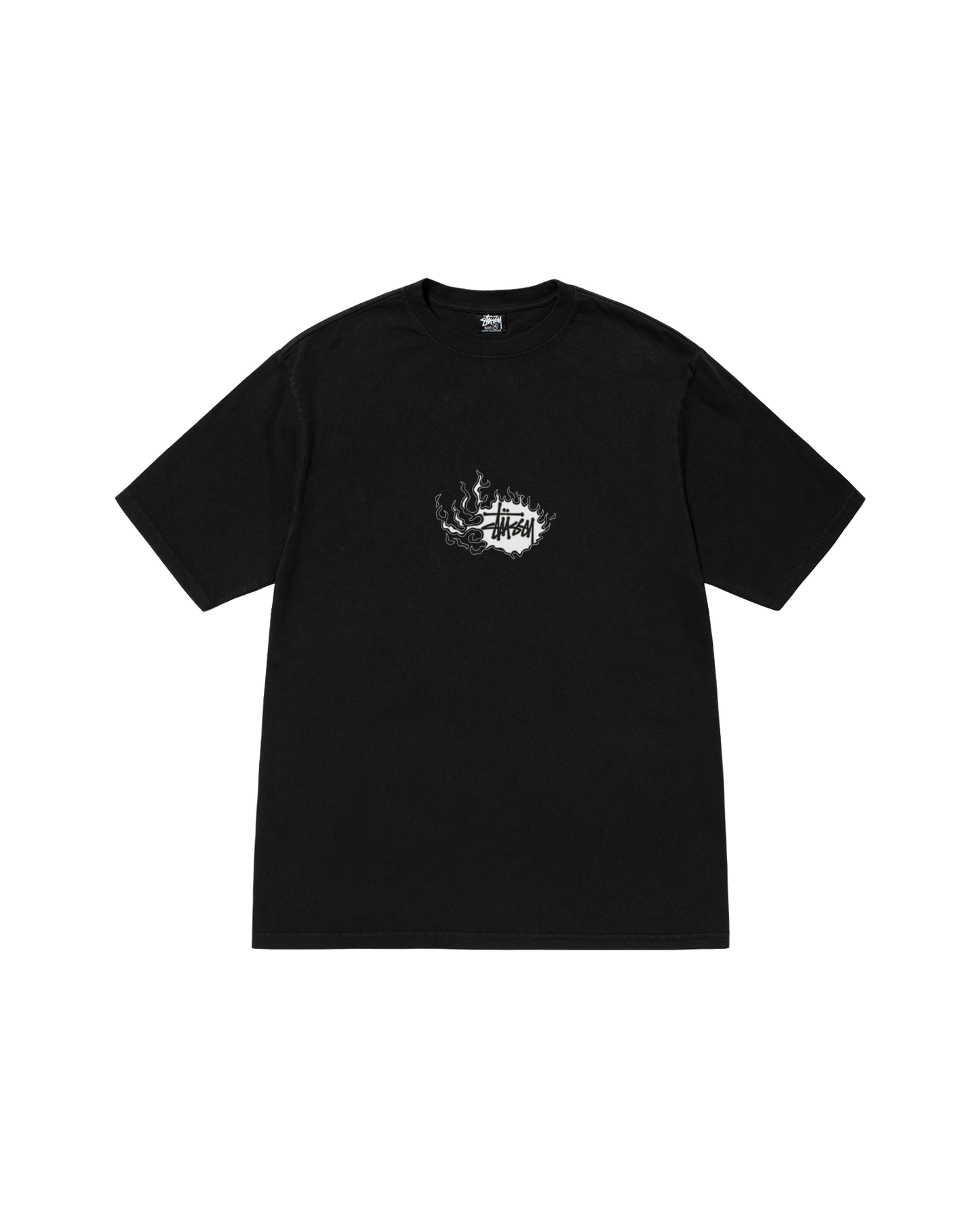 Stussy Mosaic Dragon Pigment Dyed Tee - Black