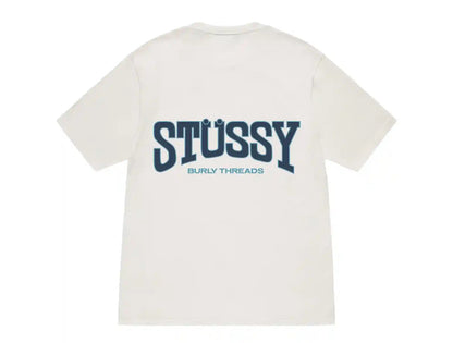 Stussy Burly Threads Pigment Dyed Tee - Natural