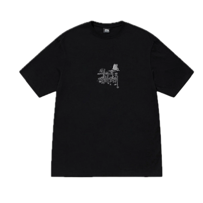 Stussy In Bloom Tee - Black