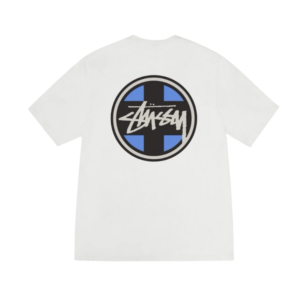 Stussy Cross Dot Pigment Dyed Tee - Natural