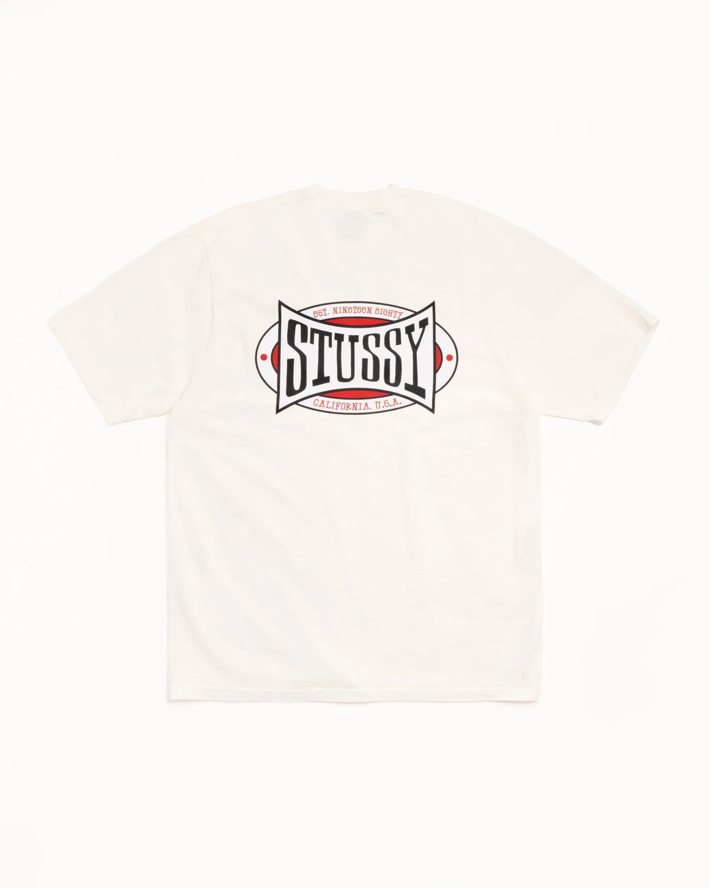 Stussy Champion Oval Pigment Dyed Tee - Natural