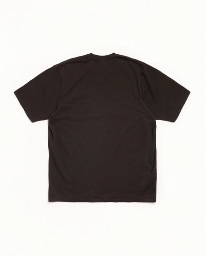 Stussy Stretch Pigment Dyed Tee - Faded Black