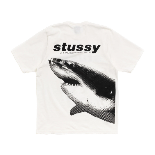 Stussy Shark Pigment Dyed Tee - Natural