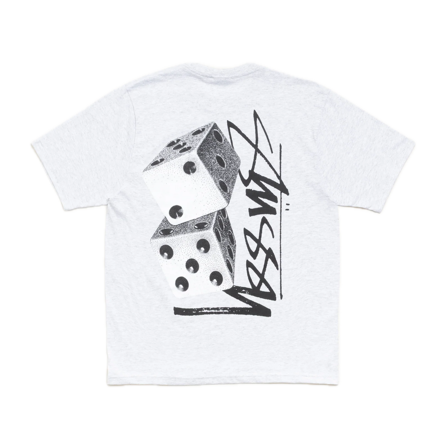 Stussy Tall Dice Tee - Ash Heather