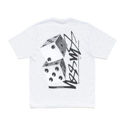Stussy Tall Dice Tee - Ash Heather