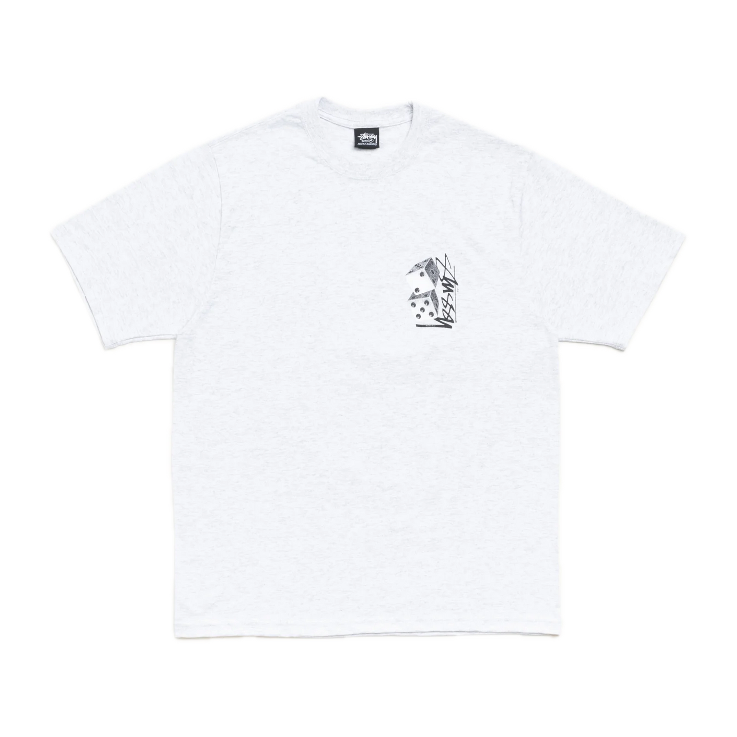 Stussy Tall Dice Tee - Ash Heather