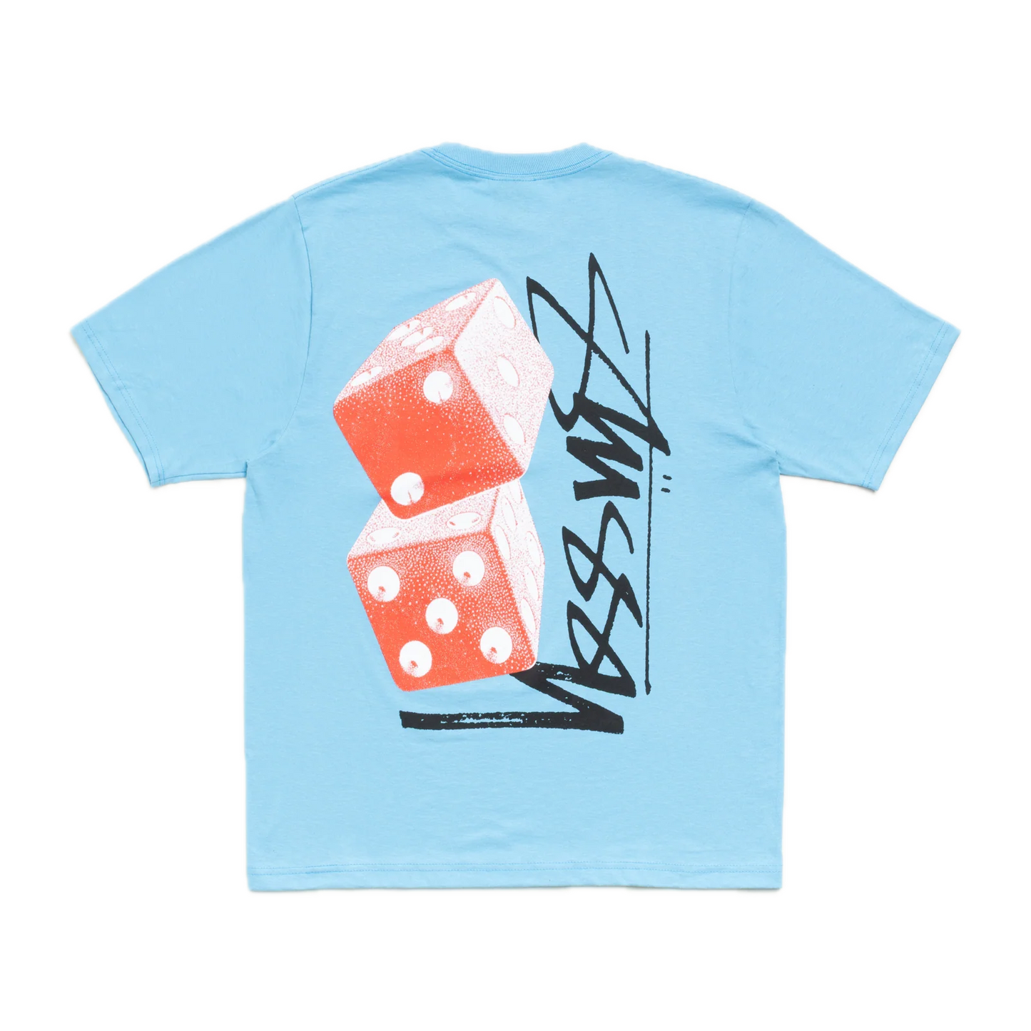 Stussy Tall Dice Tee - Sky Blue