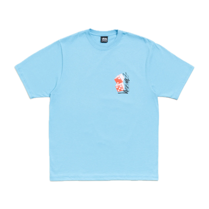 Stussy Tall Dice Tee - Sky Blue