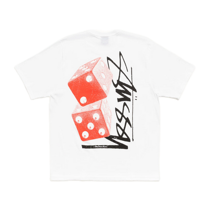 Stussy Tall Dice Tee - White