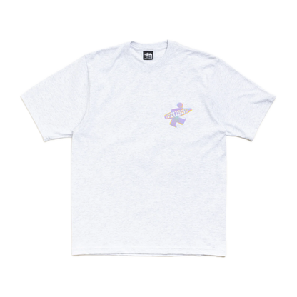 Stussy Dot Surf Tee - Ash Heather