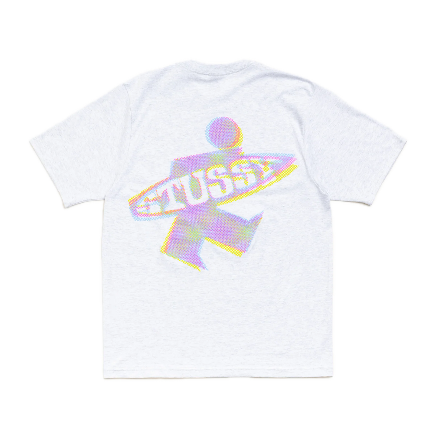Stussy Dot Surf Tee - Ash Heather