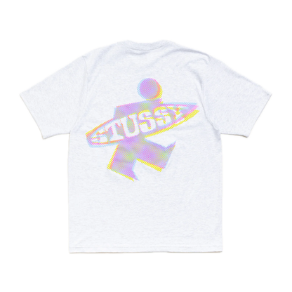 Stussy Dot Surf Tee - Ash Heather