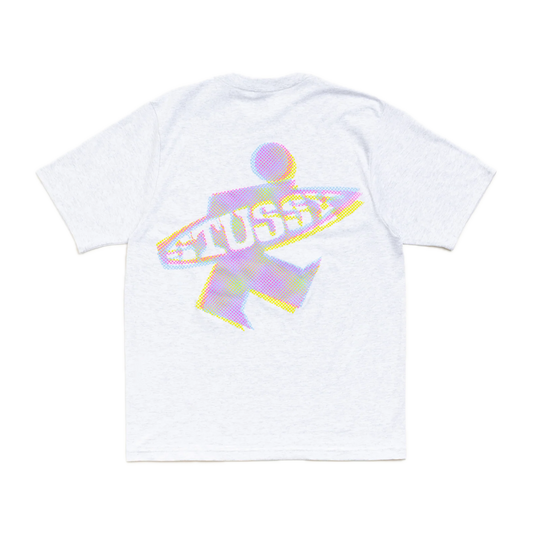 Stussy Dot Surf Tee - Ash Heather