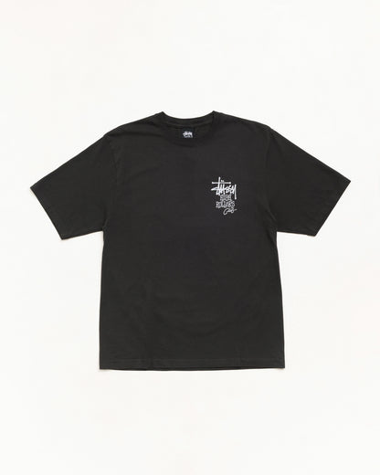 Stussy High Rollers Pigment Dyed Tee - Faded Black