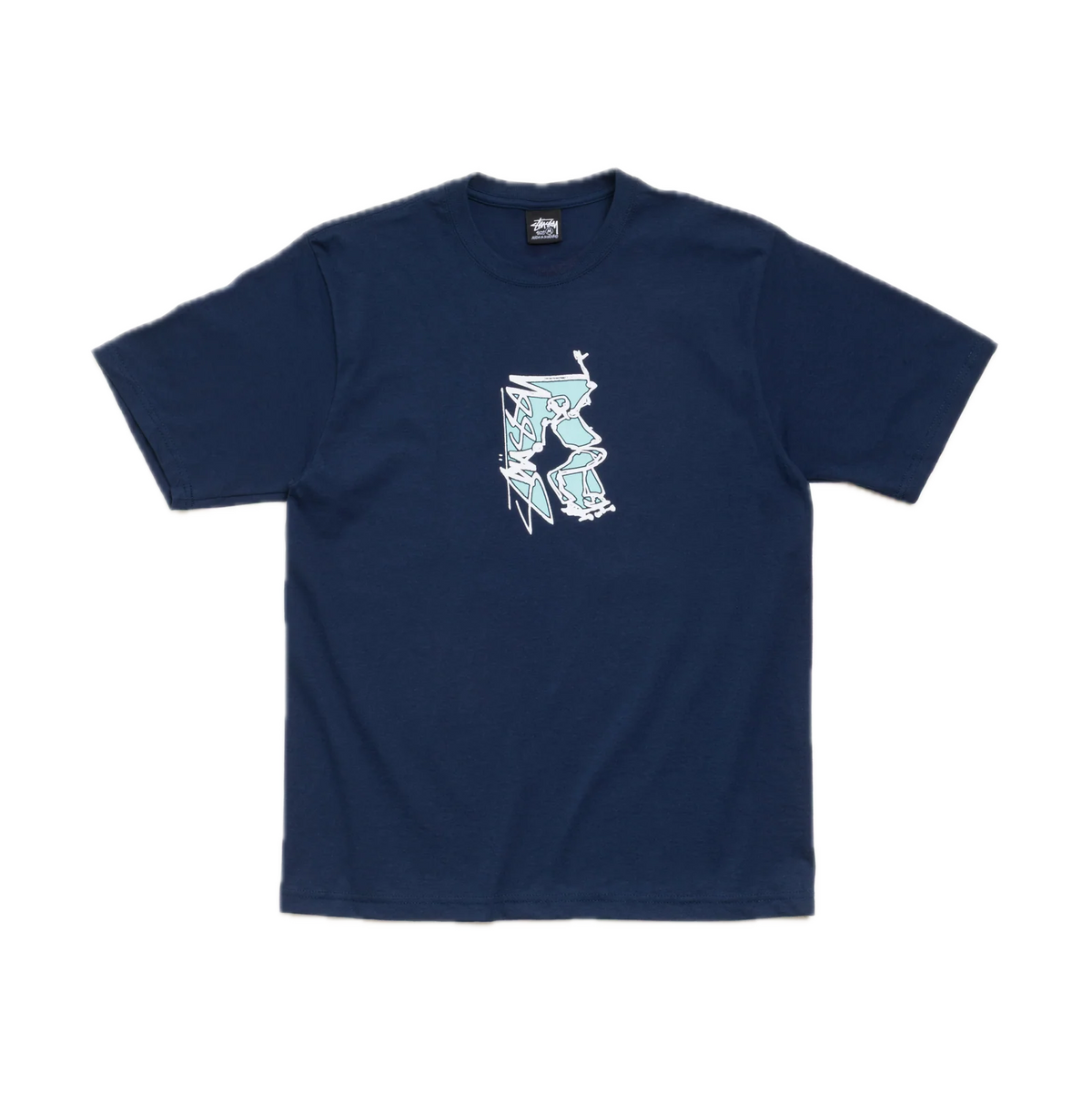 Stussy Smooth SK8 Tee - Navy