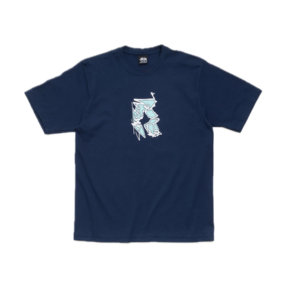 Stussy Smooth SK8 Tee - Navy